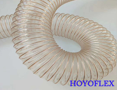 高耐磨pu鋼絲吸塵軟管